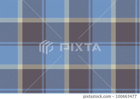 Plaid background, check seamless pattern. Vector fabric texture for textile print, wrapping paper, gift card or wallpaper. Plaid background, check seamless pattern. Vector fabric texture for textile print, wrapping paper, gift card or wallpaper. 100663477