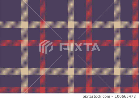 Plaid background, check seamless pattern in blue. Vector fabric texture for textile print, wrapping paper, gift card or wallpaper. Plaid background, check seamless pattern in blue. Vector fabric texture for textile print, wrapping paper, gift card or wallpaper. 100663478
