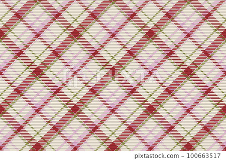 Seamless pattern of scottish tartan plaid. Repeatable background with check fabric texture. Vector backdrop striped textile print. 100663517
