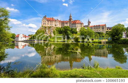 Sigmaringen Castle by Danube River, Baden-Wurttemberg, Germany 100665193