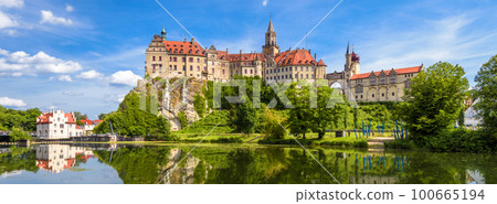 Sigmaringen Castle by Danube River, Baden-Wurttemberg, Germany 100665194