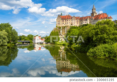 Sigmaringen Castle by Danube River, Baden-Wurttemberg, Germany 100665195