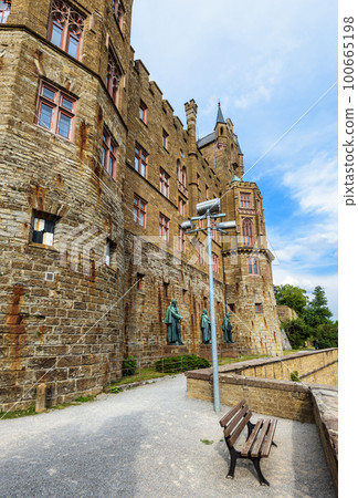 Hohenzollern Castle on mountain top in Stuttgart vicinity, Germany Hohenzollern Castle on mountain top in Stuttgart vicinity, Germany 100665198