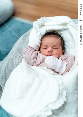 Newborn baby 0 months old baby 100665453