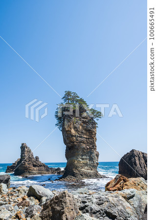 "Iwate Prefecture" Sannoiwa Rock, Miyako City 100665491