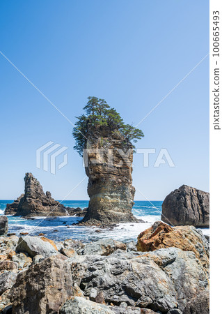 "Iwate Prefecture" Sannoiwa Rock, Miyako City 100665493