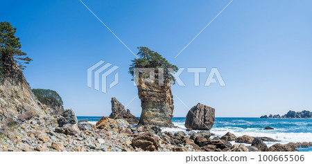 "Iwate Prefecture" Sannoiwa Rock, Miyako City 100665506