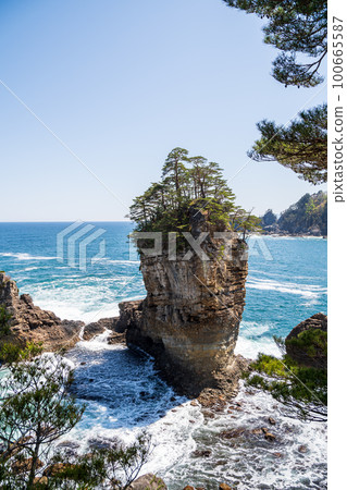 "Iwate Prefecture" Sannoiwa Rock, Miyako City "Iwate Prefecture" Sannoiwa Rock, Miyako City 100665587