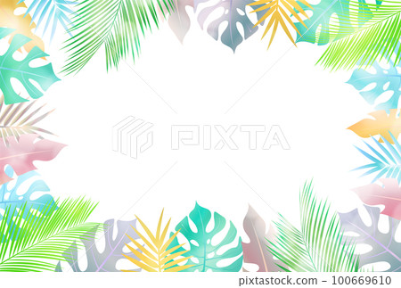 Palm foliage plant leaf background 100669610