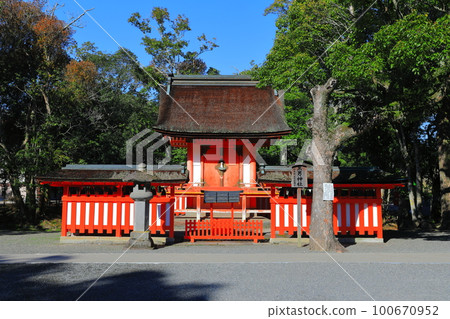 [大分縣]宇佐神社黑尾神社晴天 100670952