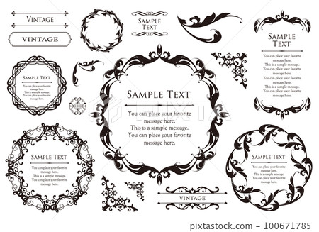 frame, vector, design 100671785