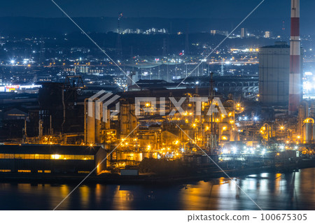 Night view of Chiba City from Chiba Port Tower Night view of Chiba City from Chiba Port Tower 100675305