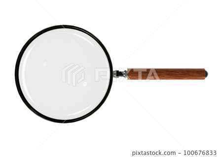 具有透明背景的放大鏡 100676833