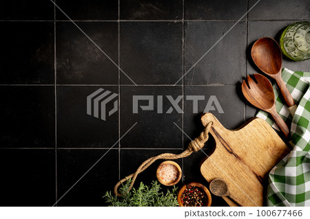 kitchen utensils or cooking tools 100677466