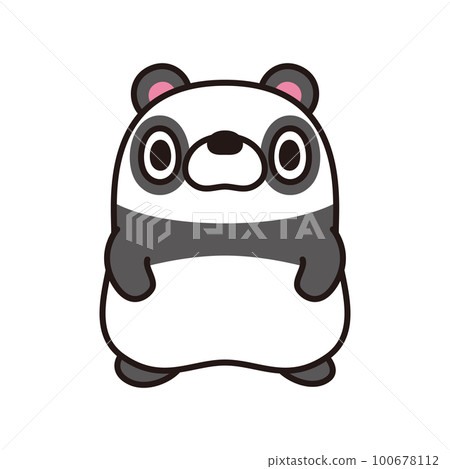 熊貓插畫鬆散的性格 100678112