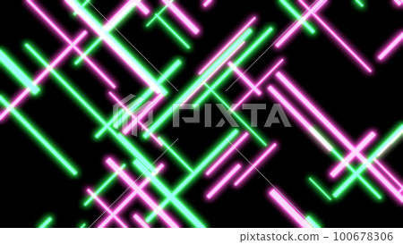 VJ NEON CYBERPUNK LINE LASER GREEN PURPLE [different version available] 100678306