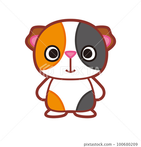 豚鼠插圖鬆散的性格 100680209