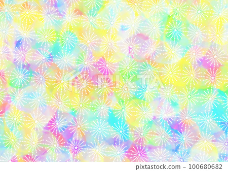 使用帶有星形圖案的圓形圖形作為背景 100680682