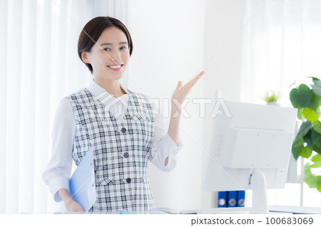 Medical Medical clerk portrait Medical Medical clerk portrait 100683069