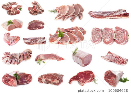 pork meats in studio pork meats in studio 100684628
