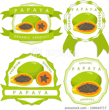 Sweet juicy tasty natural eco product papaya Sweet juicy tasty natural eco product papaya 100684717