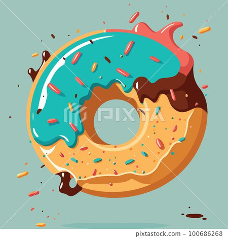 donut food snack sweet 100686268