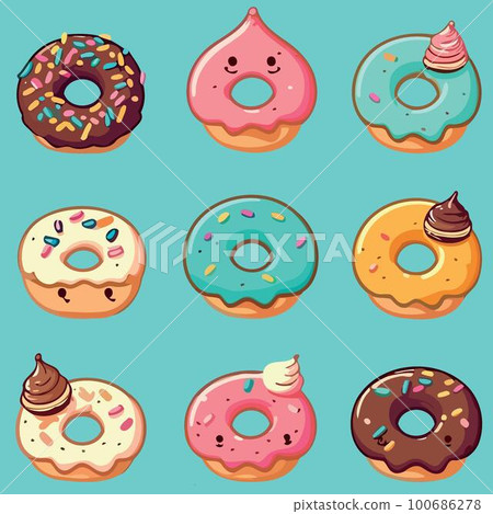 donut food snack sweet 100686278
