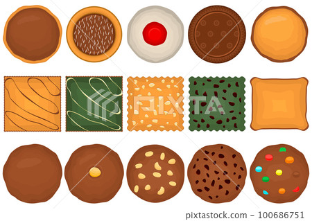 Big set homemade cookie different taste in pastry biscuit 100686751