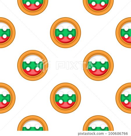 Pattern cookie with flag country Bulgaria in tasty biscuit Pattern cookie with flag country Bulgaria in tasty biscuit 100686766