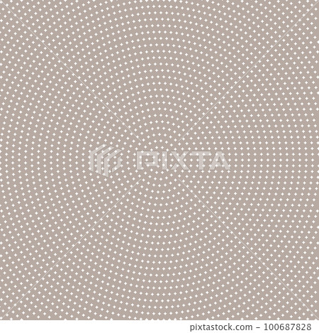 Modern Vector Abstract Round Geometric Pattern With Stars 100687828