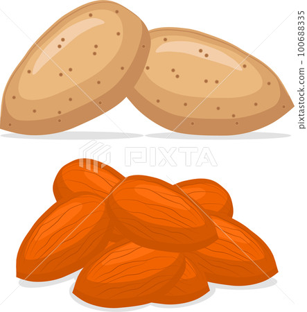 Sweet juicy tasty natural eco product nut Sweet juicy tasty natural eco product nut 100688335