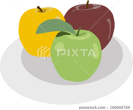 Sweet juicy tasty natural eco product apple 100688789