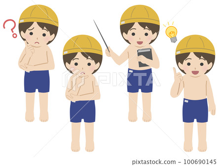 男童問答套裝學校泳裝 男童問答套裝學校泳裝 100690145