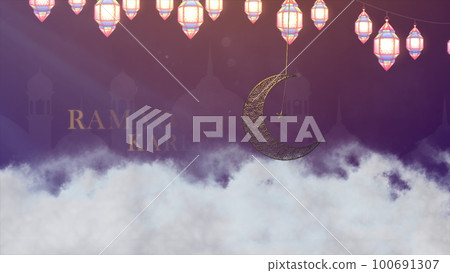 Ramadan kareem aniamtion 3d mosque, eid celebration. 3d Happy Ramadan Kareem greeting animation for your business. Ramadan kareem aniamtion 3d mosque, eid celebration. 3d Happy Ramadan Kareem greeting animation for your business. 100691307