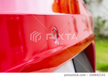 Car parking sensor on rear bumper 100692141