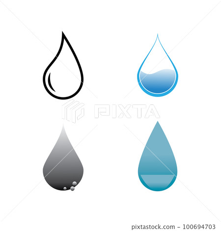 water drop Logo water drop Logo 100694703