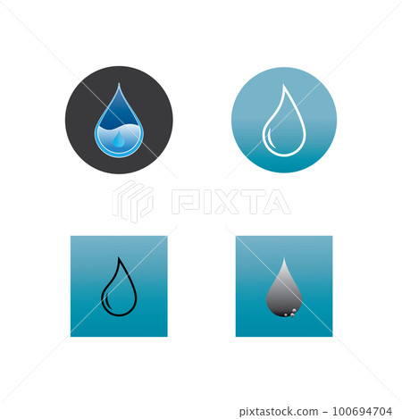water drop Logo water drop Logo 100694704