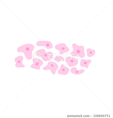 Human stem cell icon for medical design 100694751
