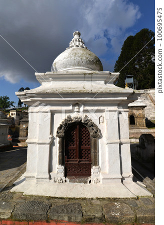Ancient Hindu temple in Pashupatinath before the earthquake that destroyed them. Kathmandu, Nepal Ancient Hindu temple in Pashupatinath before the earthquake that destroyed them. Kathmandu, Nepal 100695475
