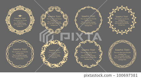 Luxury frame design 100697381