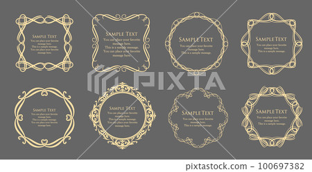 Luxury frame design 100697382