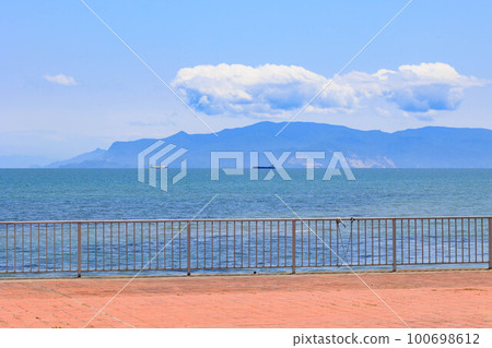 The sea seen from Ako Seaside Park The sea seen from Ako Seaside Park 100698612