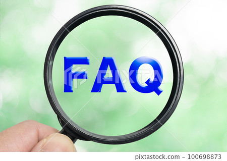 image of checking frequently asked questions image of checking frequently asked questions 100698873