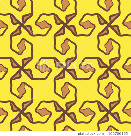 Versatile vector eye-catching seamless pattern for adding a modern touch to your design projects, ideal for backgrounds, wallpapers, textiles, clothes, interiors, kimono 100700165