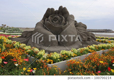 Sand art/Miyazaki Prefecture Sand art/Miyazaki Prefecture 100700214