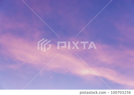 Sky color blue and pink purple abstract background of nature beautiful evening 100703256