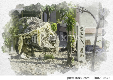 水彩風格 Nagahama Toyokuni Shrine Toraishi Nagahama City, Shiga Prefecture 水彩風格 Nagahama Toyokuni Shrine Toraishi Nagahama City, Shiga Prefecture 100710872