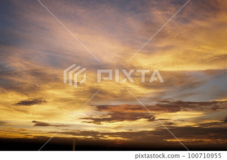 A sunset A sunset 100710955