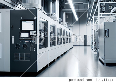 Industrial factory with cnc machines 100711444