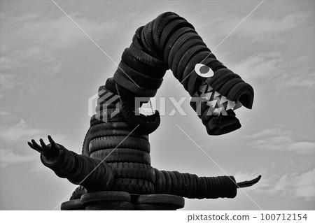 A monster made out of tires 100712154